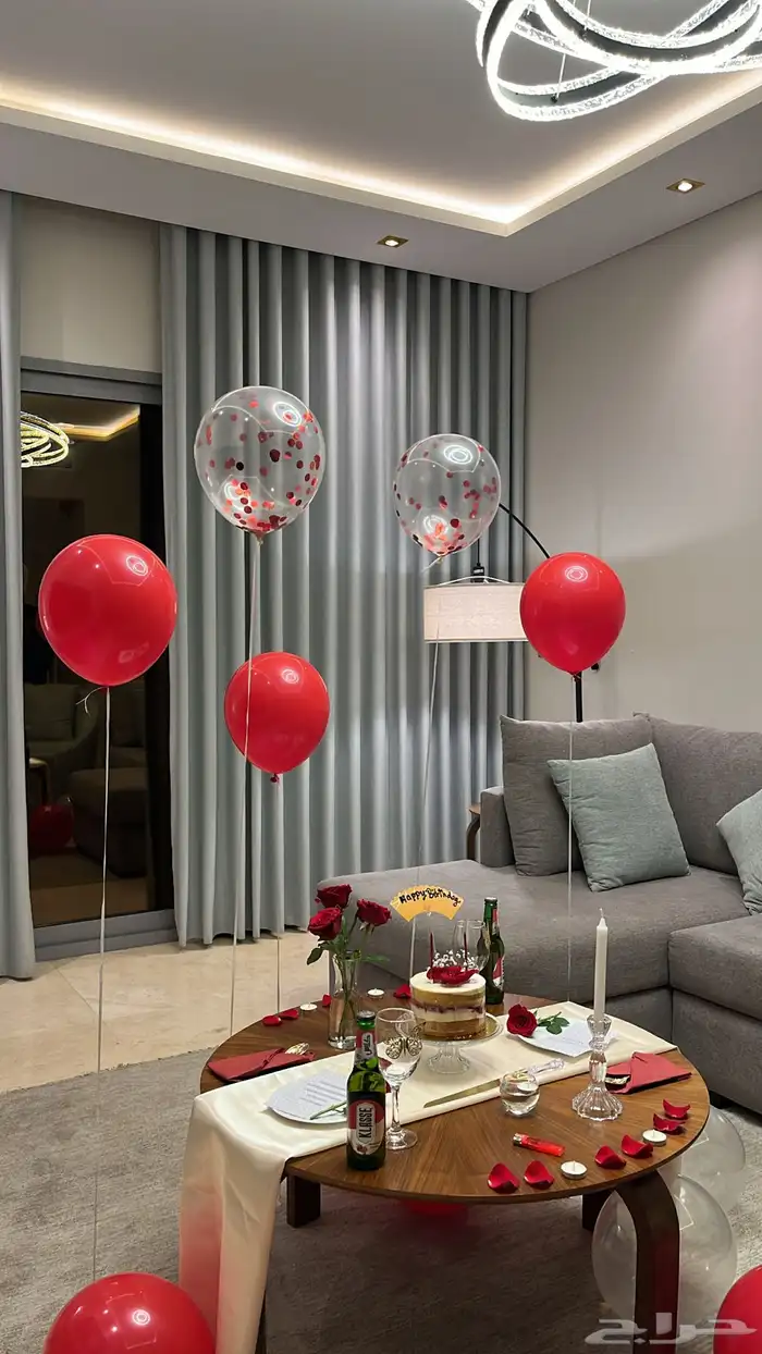 حجز شقه في برج داماك شامل التنسيق ذكرى زواج وغرف عرسان 11