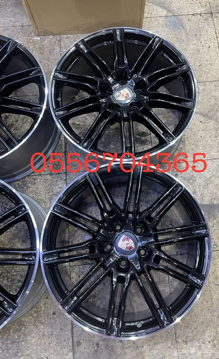 جنوط بورش كايين GTS مقاس 21 اصلي وكالة موديل 2015 10