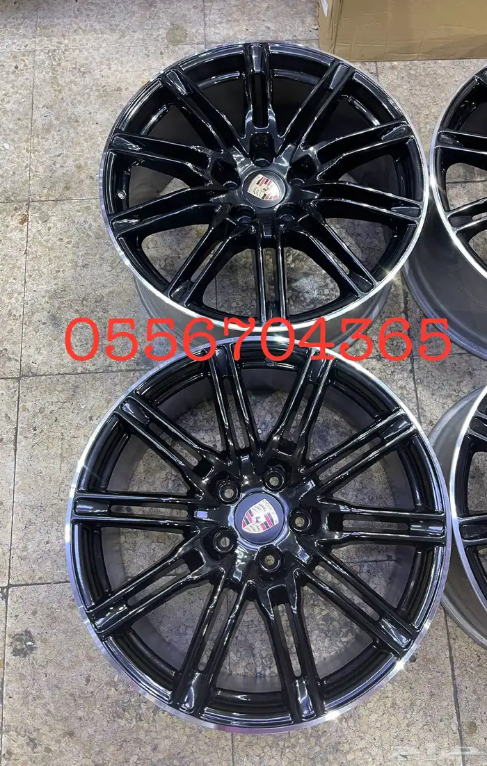 جنوط بورش كايين GTS مقاس 21 اصلي وكالة موديل 2015 9