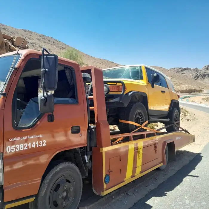 سطحه لنقل السيارات تبوك 0