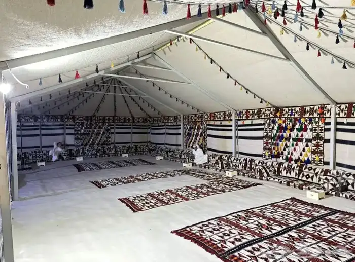بيوت شعر جديدة ابيض وسود جميع لمقاسات وخيم 11