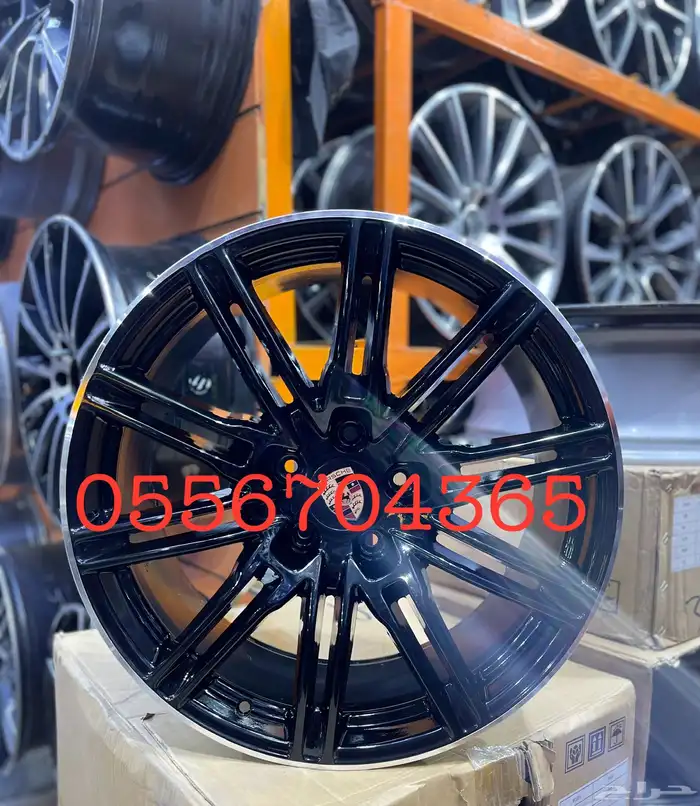 جنوط بورش كايين GTS مقاس 21 اصلي وكالة موديل 2015 2