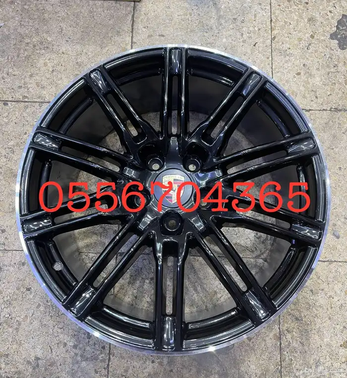 جنوط بورش كايين GTS مقاس 21 اصلي وكالة موديل 2015 5
