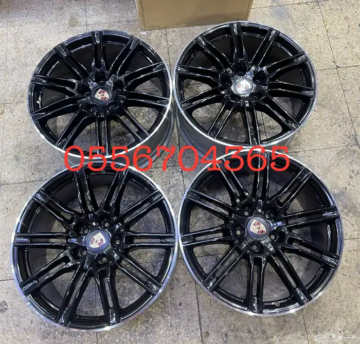 جنوط بورش كايين GTS مقاس 21 اصلي وكالة موديل 2015 0