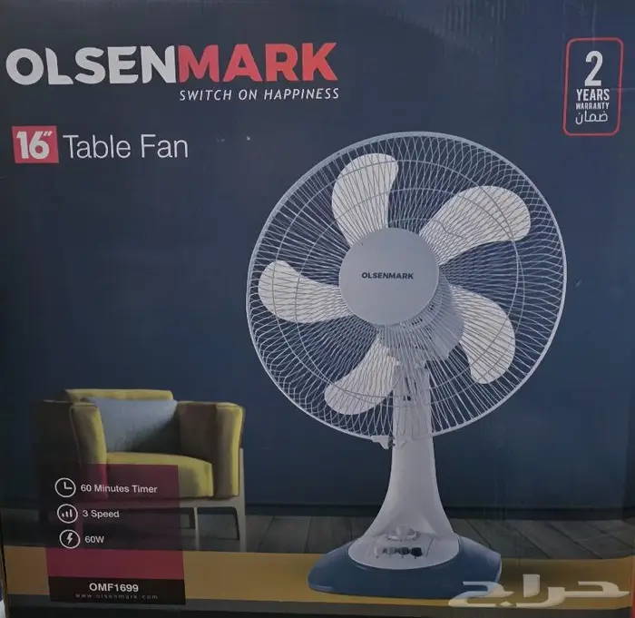 مروحة طاولة بثلاث سرعات 0