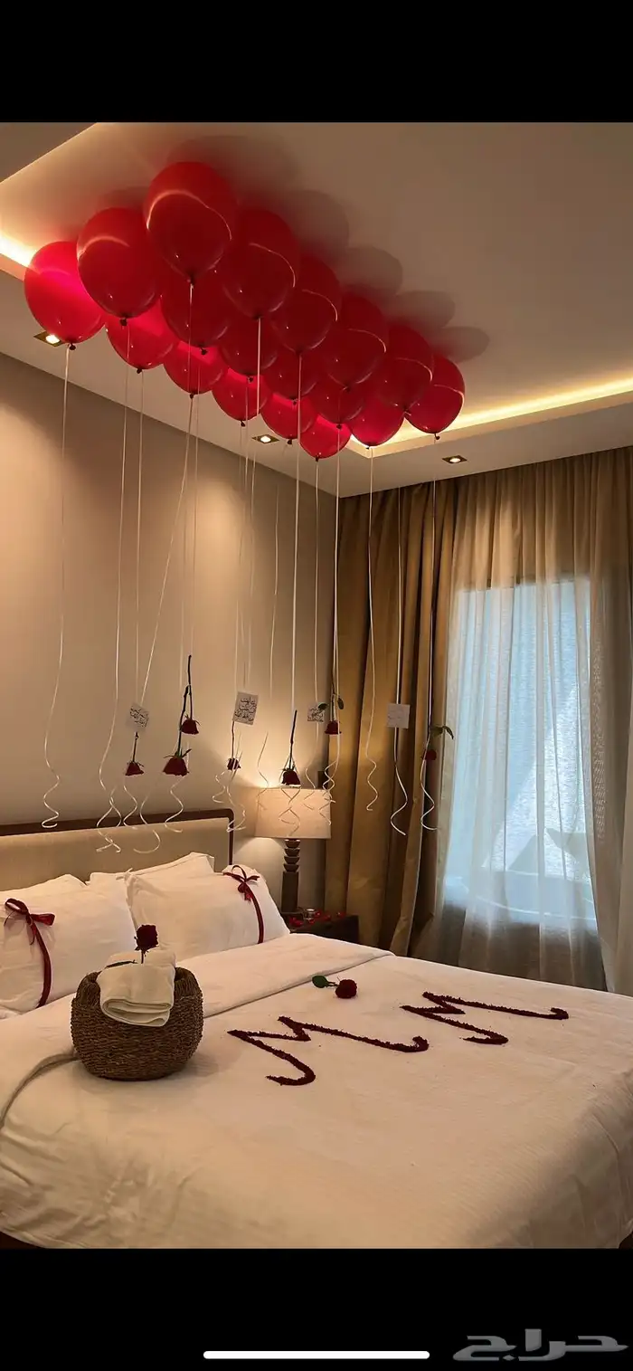 حجز شقه في برج داماك شامل التنسيق ذكرى زواج وغرف عرسان 2