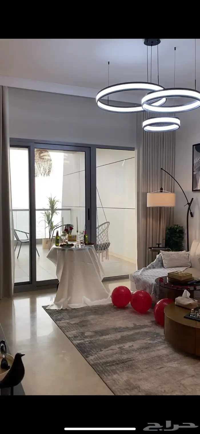 حجز شقه في برج داماك شامل التنسيق ذكرى زواج وغرف عرسان 0