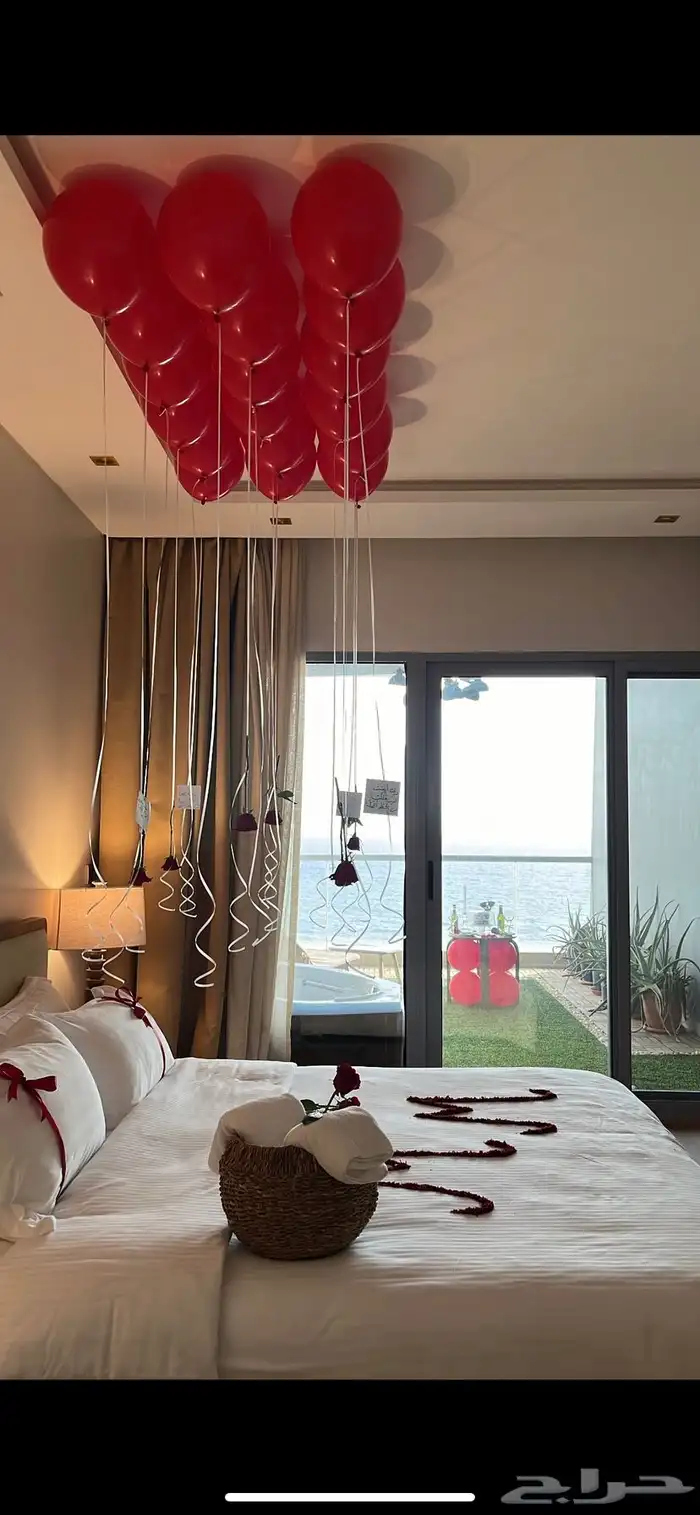 حجز شقه في برج داماك شامل التنسيق ذكرى زواج وغرف عرسان 3