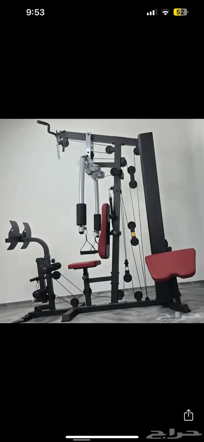 اجهزة تمارين رياضية تجهيز اندية اوزان سميث بور رك كيبل دنابل 62