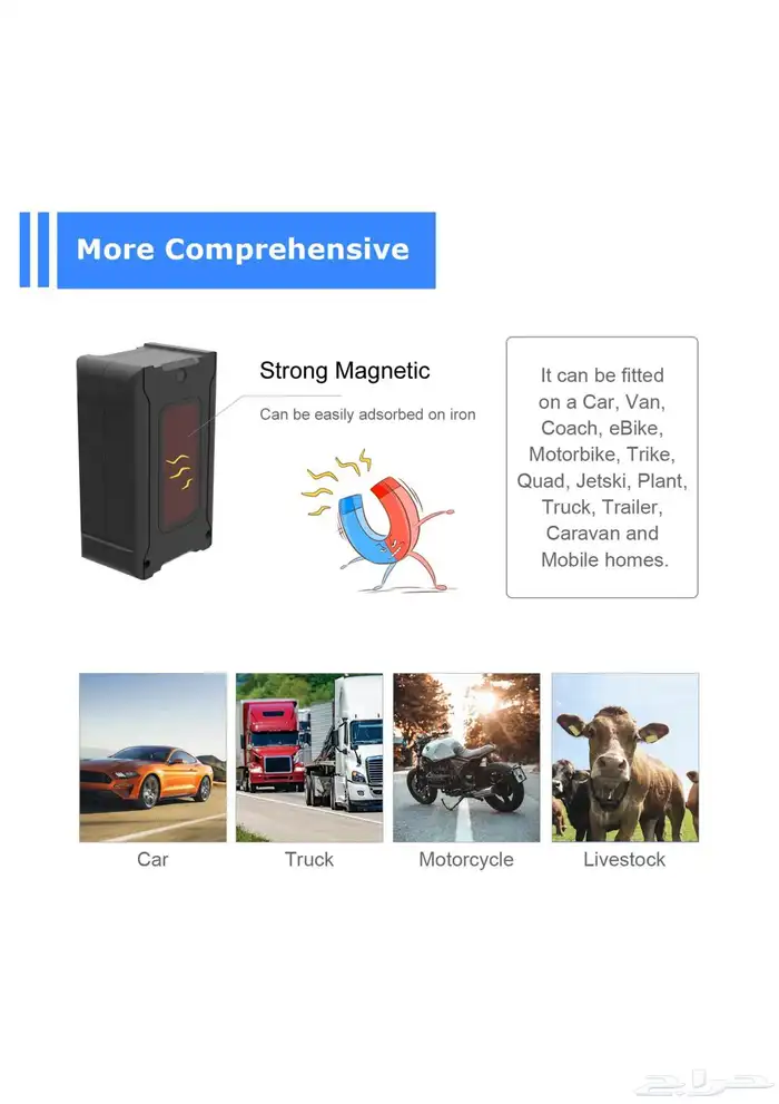 تتبع GPS مغناطيس بدون شريحة 1