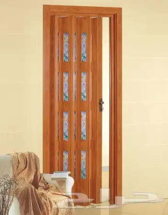 ابواب اكرديون مع اشكال ديكور 3