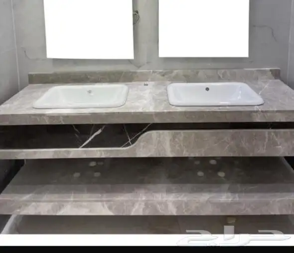 تفصيل رخام مطابخ وتفصيل مغاسل رخاميه 12