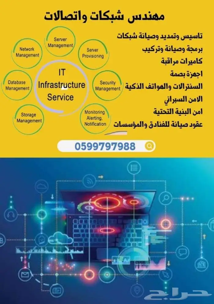 مهندس خبير IT صيانة برمجة تركيب تاسيس 4
