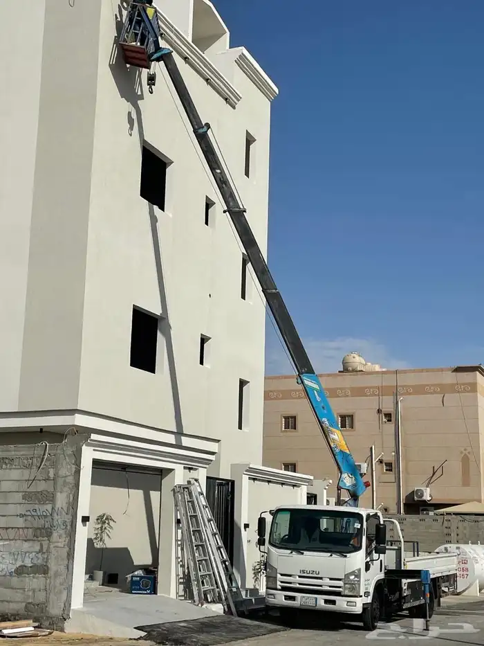 دينه كرين مع سلة رفع عمال للايجار بالاحساء 5