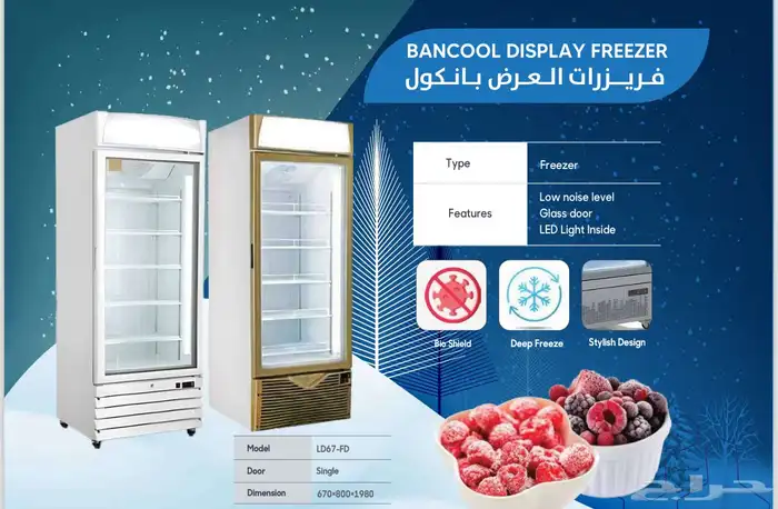 عروض وخصومات حصرية على ثلاجات وفريزرات بانكوول 34
