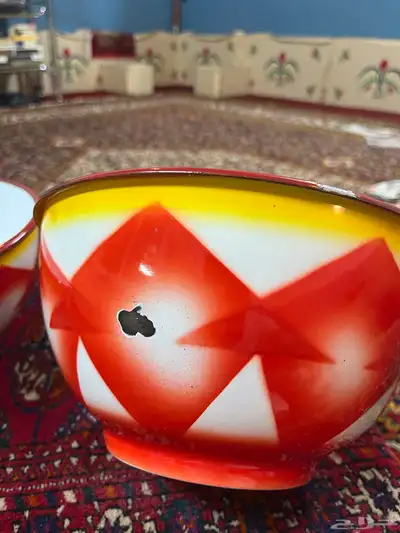 صحون غضار قديمة 4