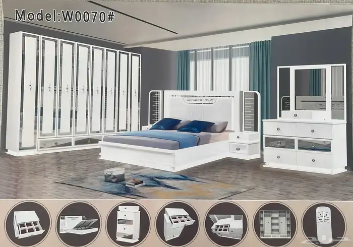 غرف نوم مودرن جديد 4