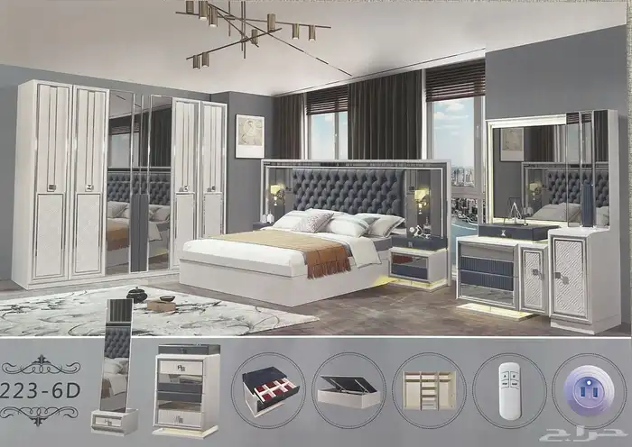 غرف نوم مودرن جديد 2