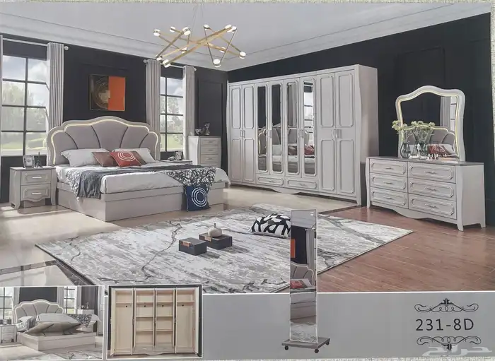 غرف نوم مودرن جديد 1