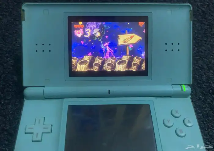 ننتيندو DS Lite اصلي مستخدم نظيف معه شاحن 2