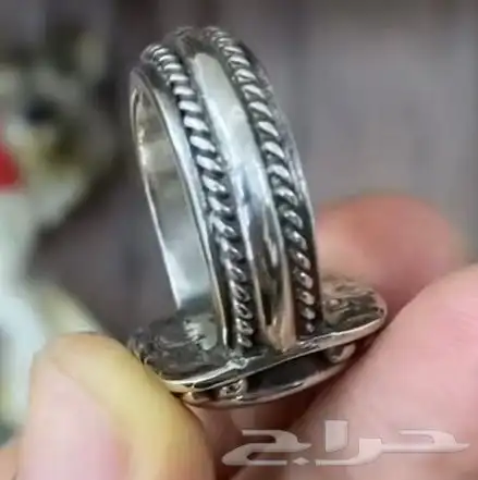 خواتم فضة للمتميزين بأحجار كريمة 86