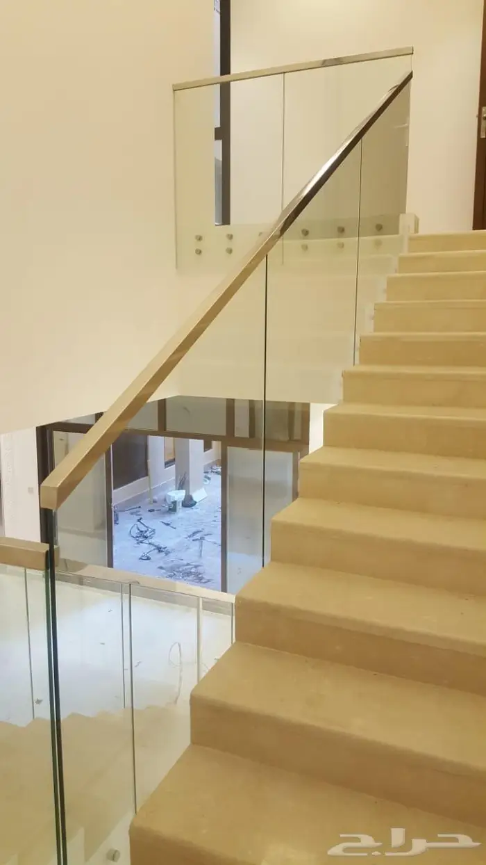 عرض خاص درابزين زجاج 12ملي سوكريت مع كونكتر ماركة زمكو 304 6