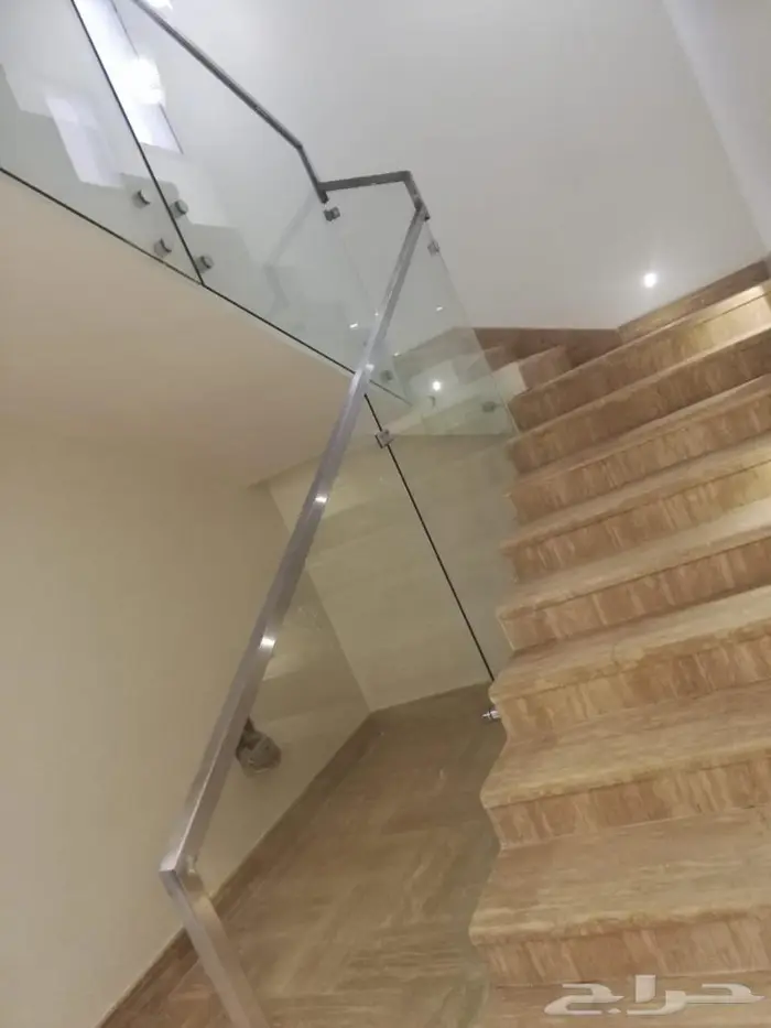 عرض خاص درابزين زجاج 12ملي سوكريت مع كونكتر ماركة زمكو 304 9
