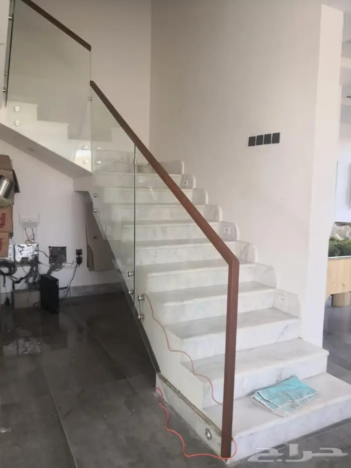 عرض خاص درابزين زجاج 12ملي سوكريت مع كونكتر ماركة زمكو 304 13