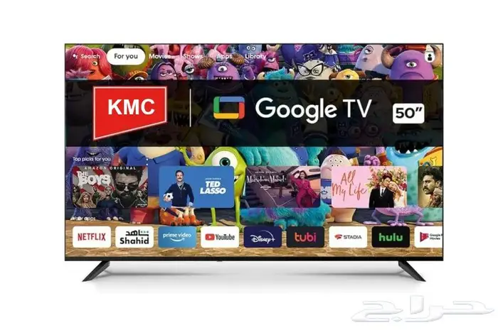 شاشه كي ام سي 50بوصة جوجل اصلي 899ريال 0