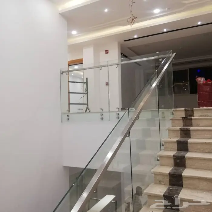 عرض خاص درابزين زجاج 12ملي سوكريت مع كونكتر ماركة زمكو 304 12