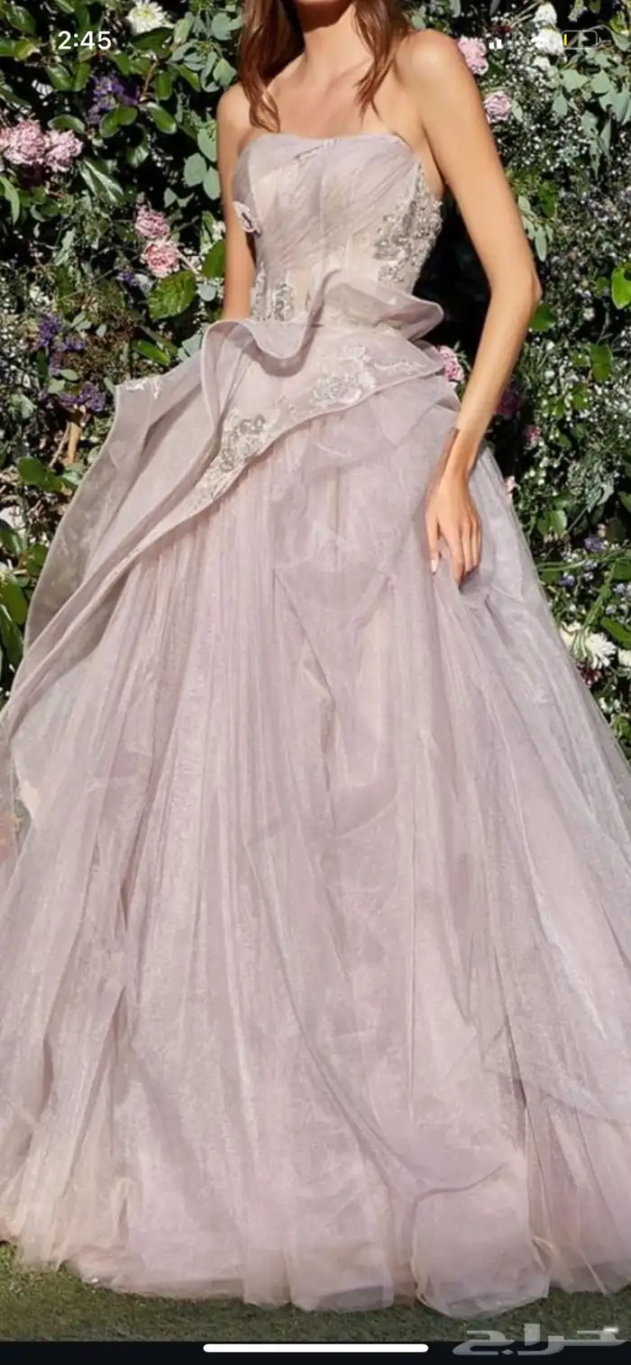 فستان سهرة فخم منفوش 0