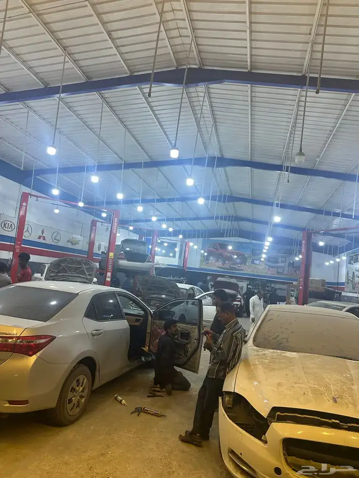 رش بوية الماني جودة ورشة سمكرة ميكانيكا   يوجد تابي و تامارا 24