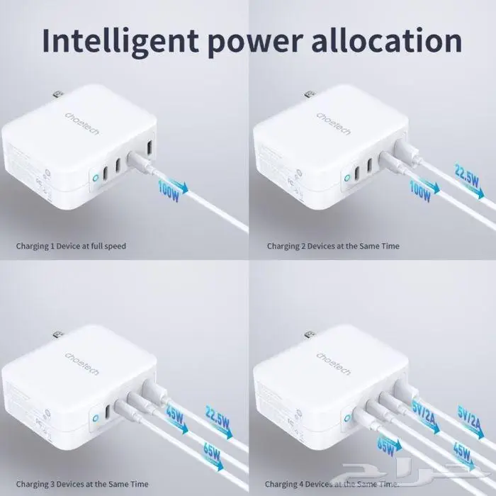شاحن تشوتيك 130 واط السريع مستقبل واعد 1