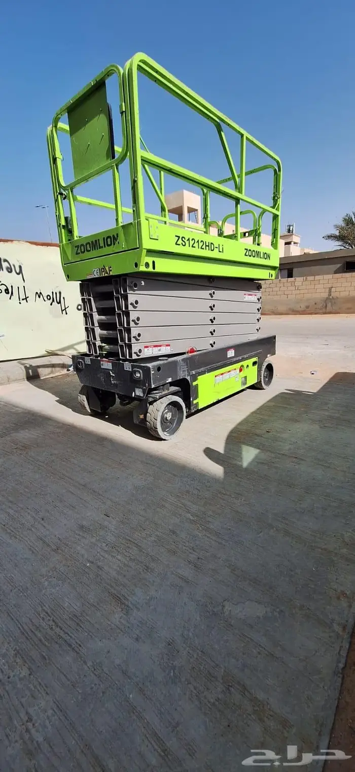 تأجير رافعه مقصيه سيزر لفت سقاله كهربائيه 2