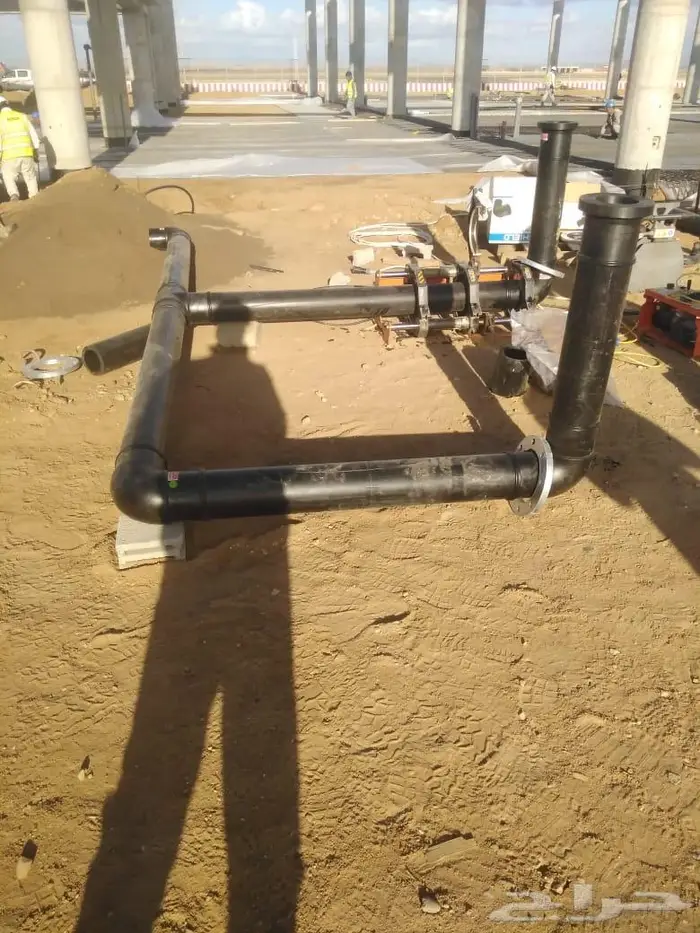 لحام مواسير البولي ايثليين 4