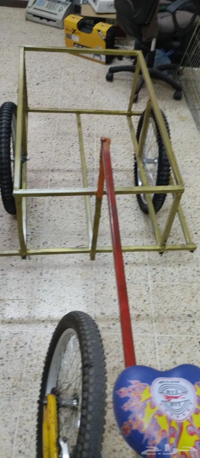 عربيه و سطحه او مقطورة صغيرة لسيكل للعجله 1