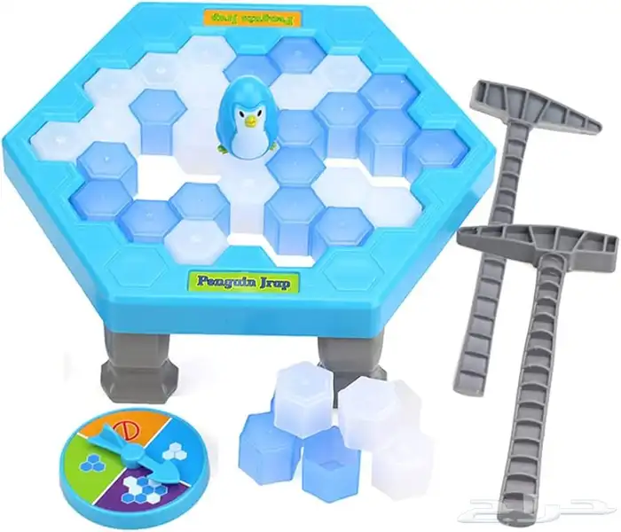 لعبة تكسير الجليد البلاستيكية للأطفال بتصميم البطريق المميز 10