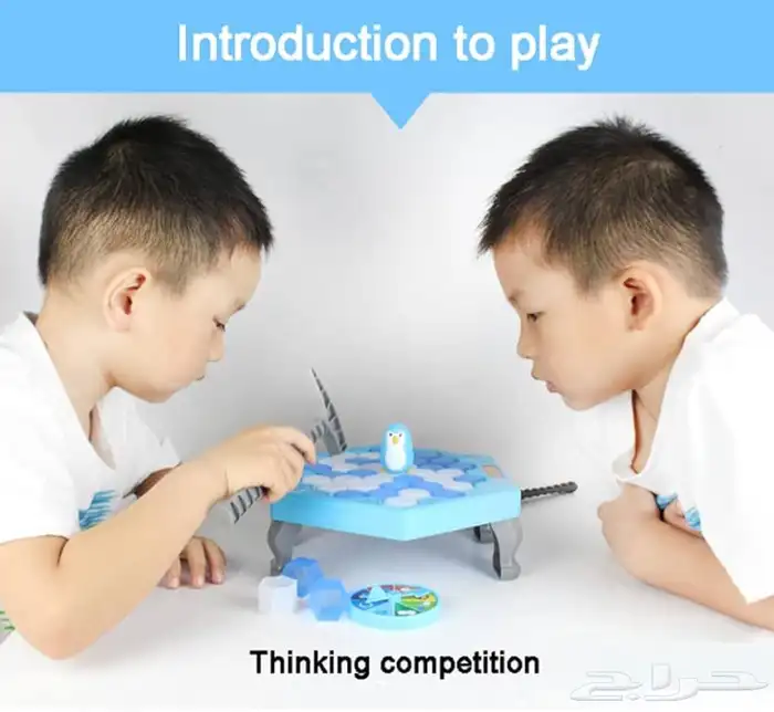 لعبة تكسير الجليد البلاستيكية للأطفال بتصميم البطريق المميز 8