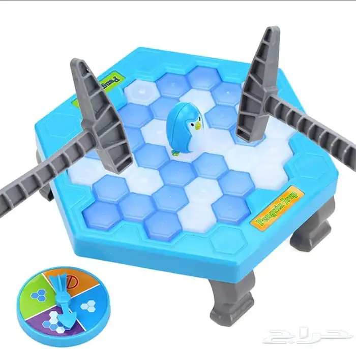 لعبة تكسير الجليد البلاستيكية للأطفال بتصميم البطريق المميز 3