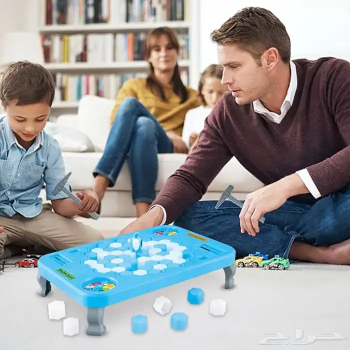 لعبة تكسير الجليد البلاستيكية للأطفال بتصميم البطريق المميز 5