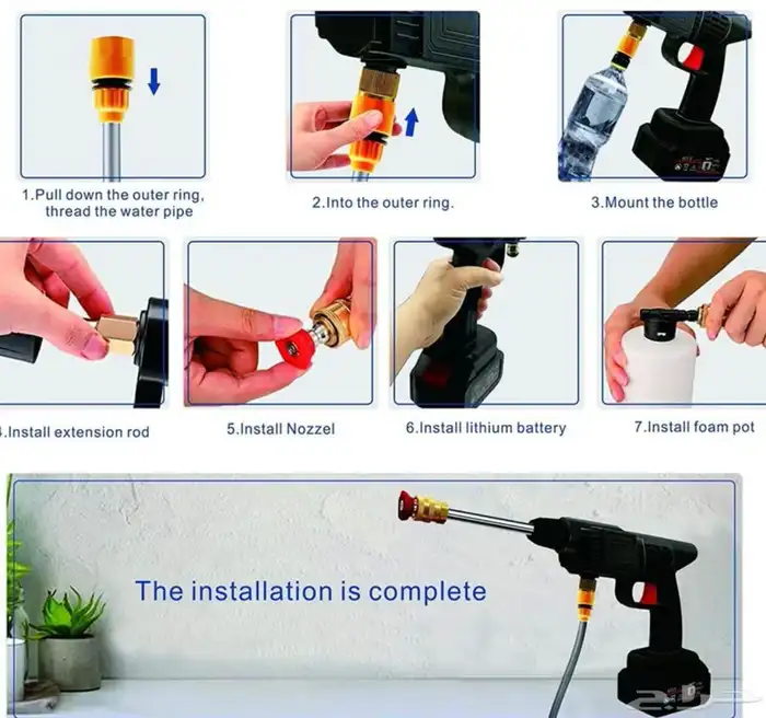 مضخة غسيل السيارات 6