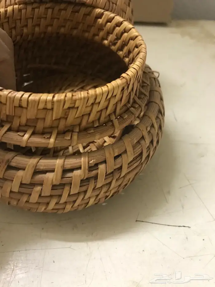 سلال خوص صغيره مخزنه 7