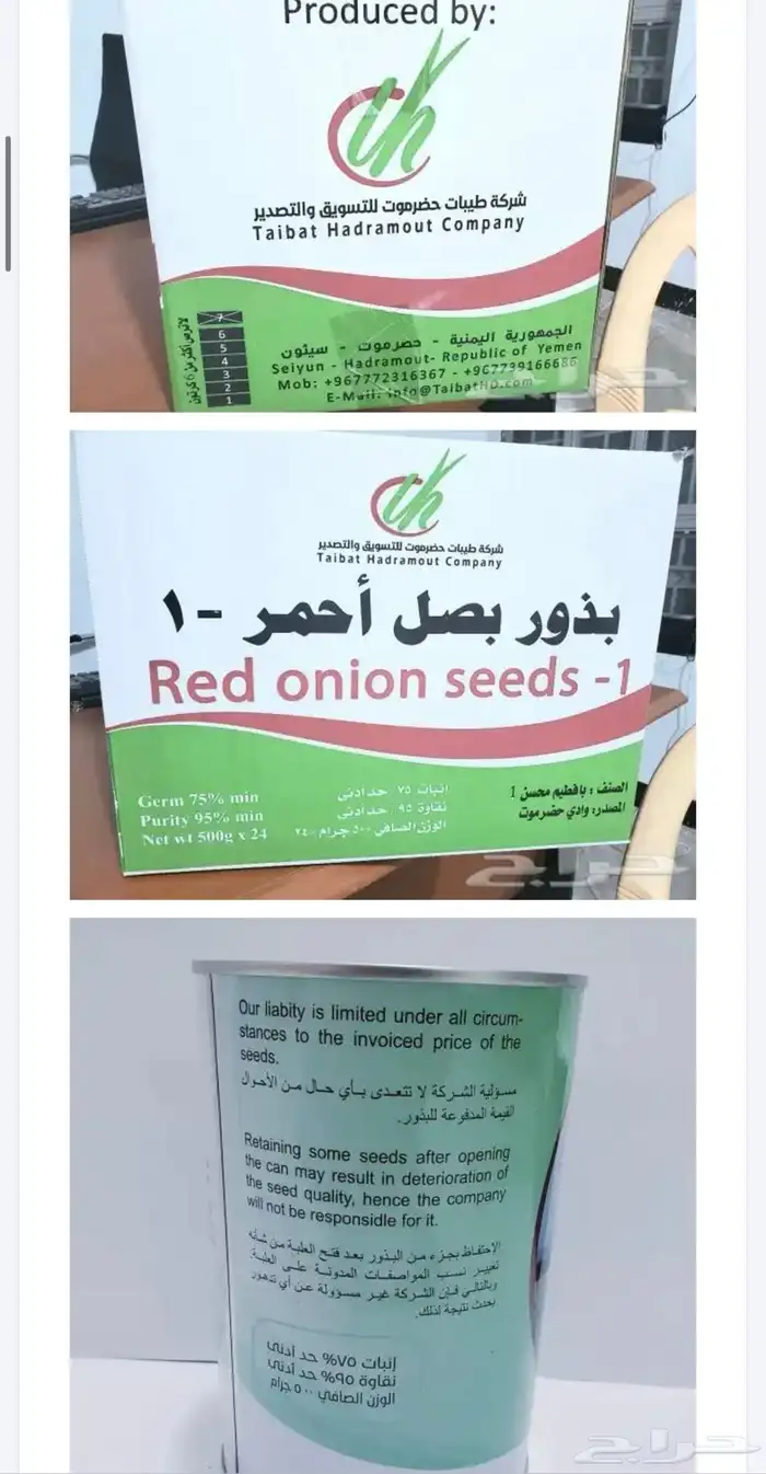 بصل احمر بافطيم حضرمي يمني 1