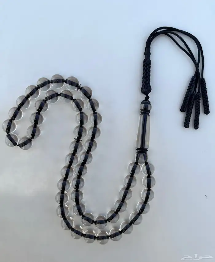 بكلايت اسود شفاف  كركوشة  مسباح(سبحة) 2
