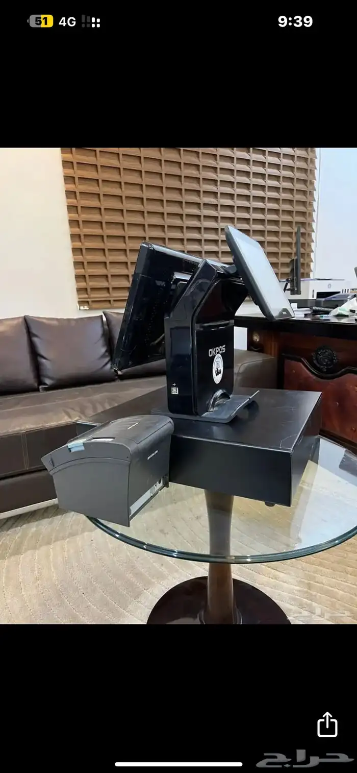 كاشير كوري مستخدم نظيف اخو الجديد شاشتين 0