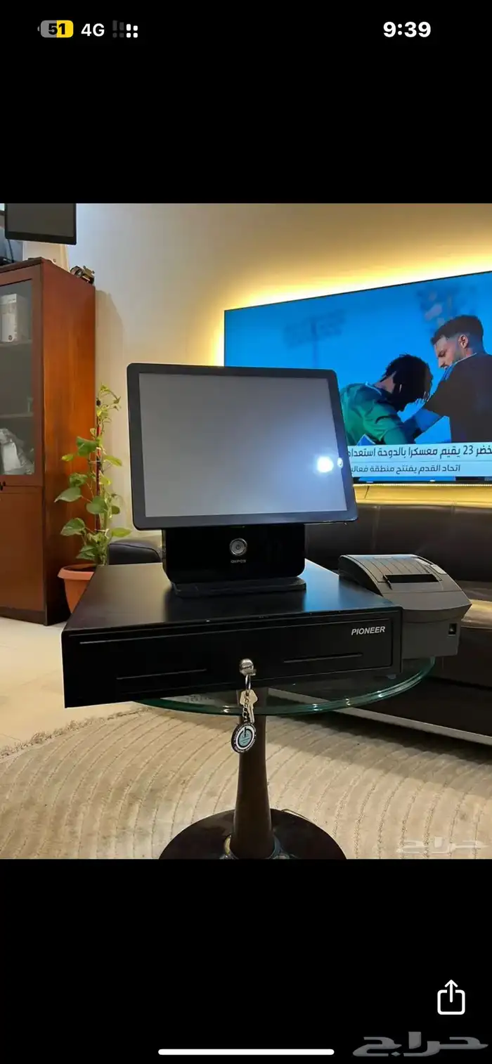 كاشير كوري مستخدم نظيف اخو الجديد شاشتين 1