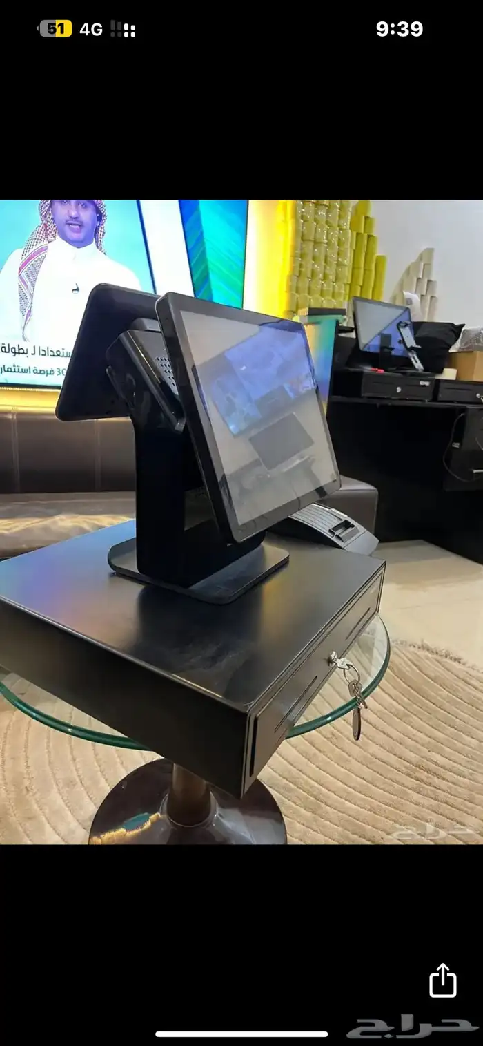 كاشير كوري مستخدم نظيف اخو الجديد شاشتين 4