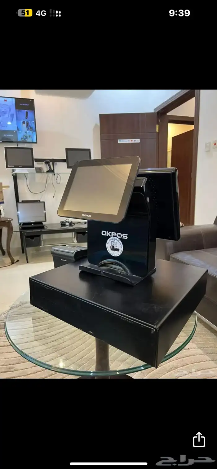 كاشير كوري مستخدم نظيف اخو الجديد شاشتين 3