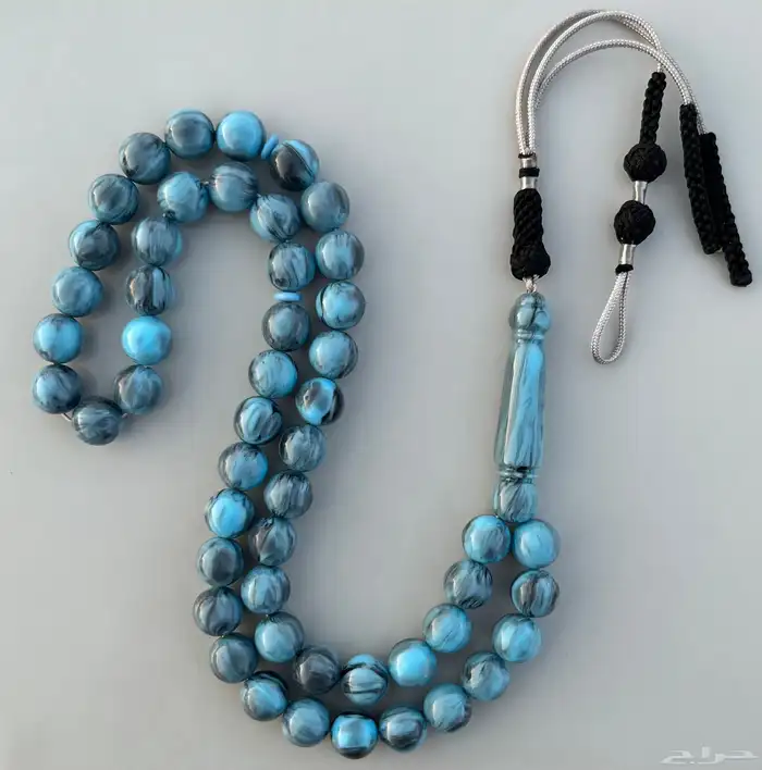 بكلايت سماوي مموج  كركوشة  مسباح(سبحة) 2