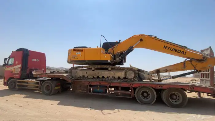 حفر وترحيل بوكلين تريله يوميات 0